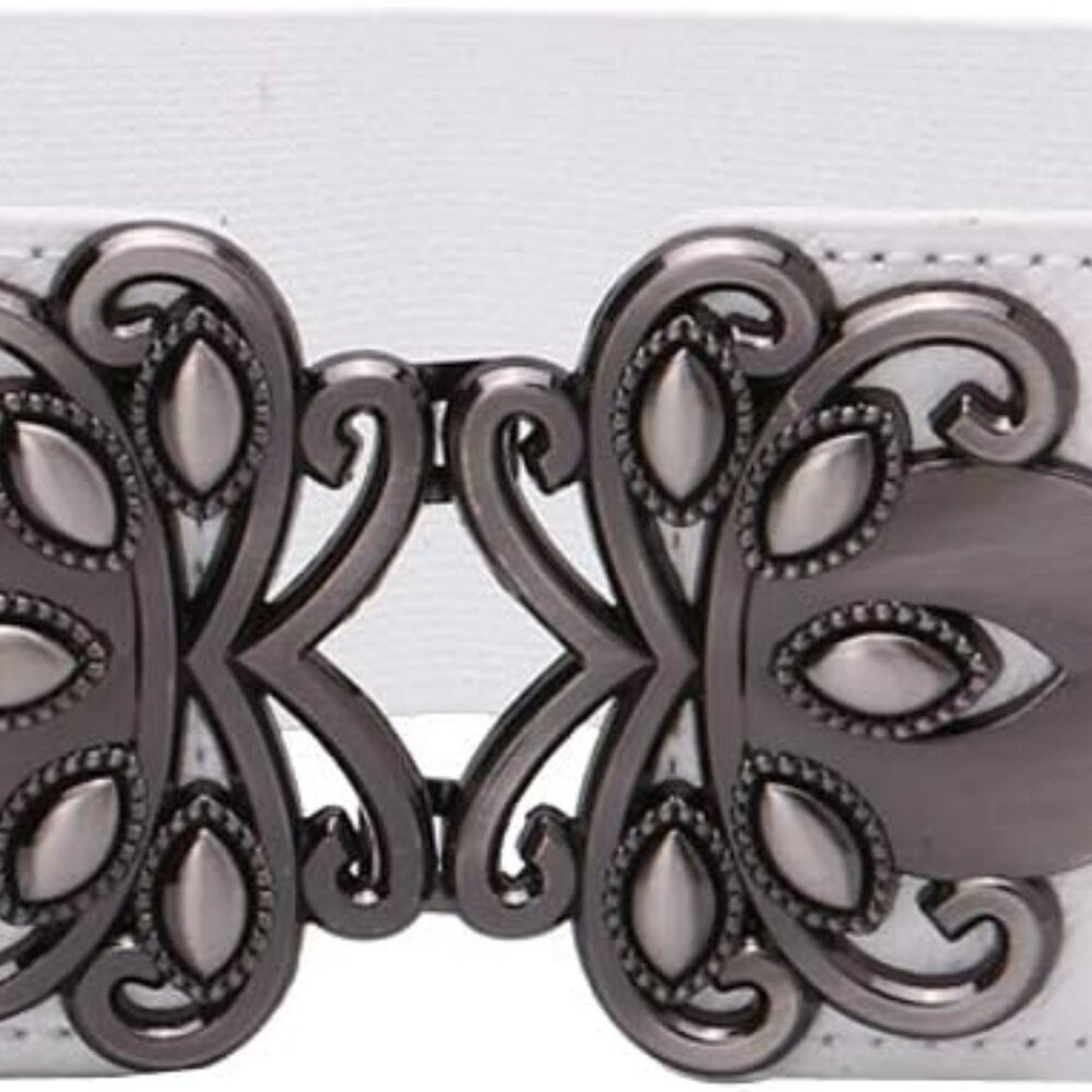 Womens Vintage Wide Elastic Stretch Waist Belt Retro Cinch Belt